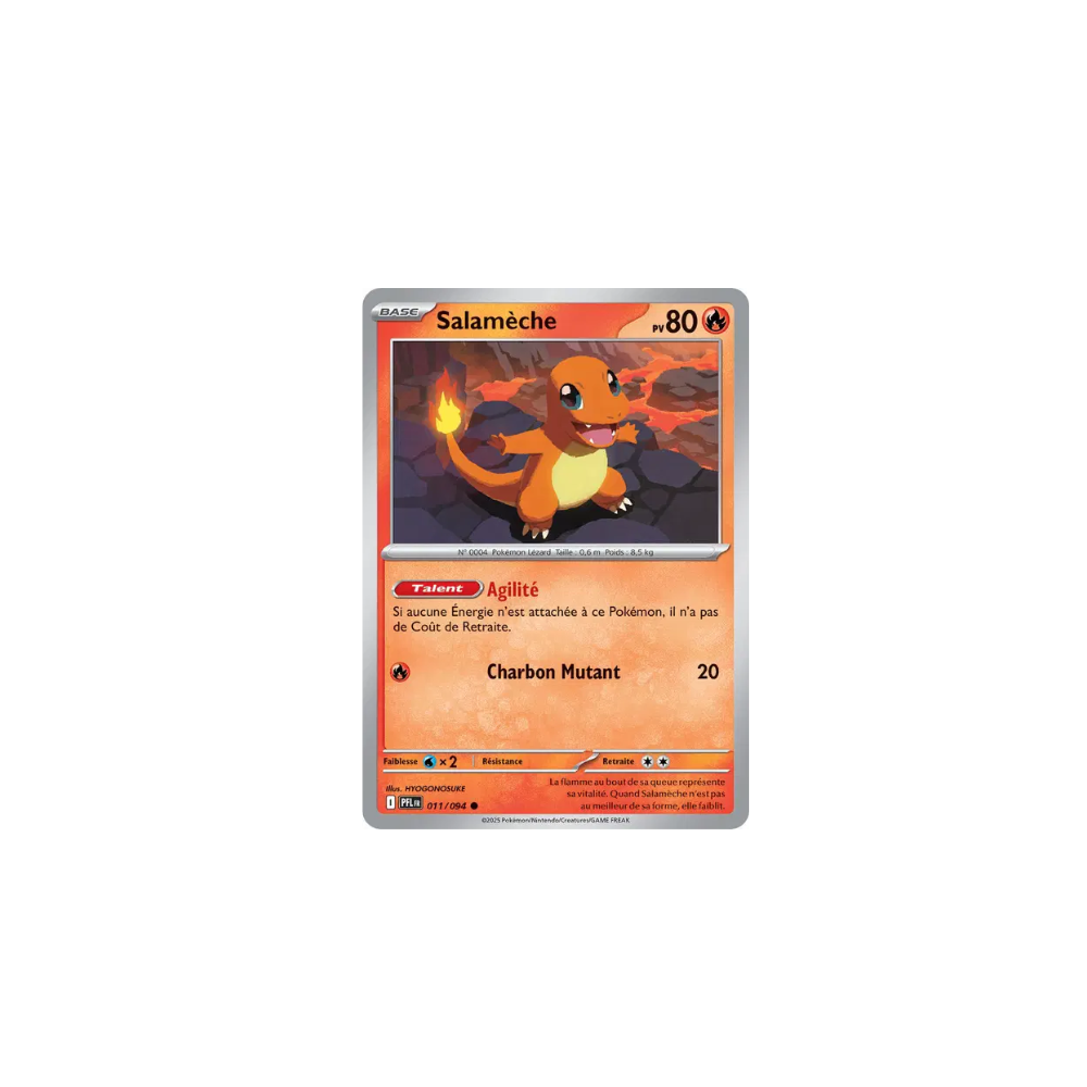 Salamèche 011/094 (Reverse)– Méga-Évolution Flammes Fantasmagoriques