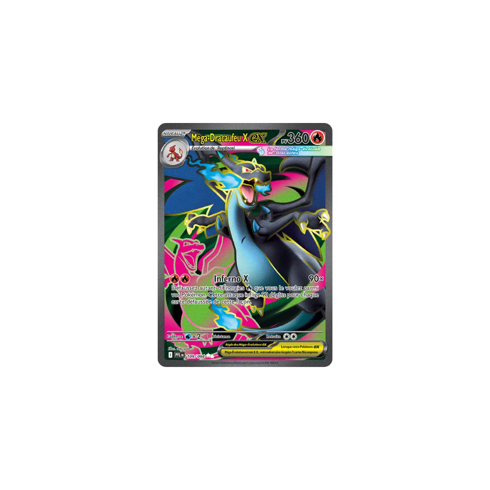 Méga-Dracaufeu X ex 109/094 - Flammes Fantasmagoriques