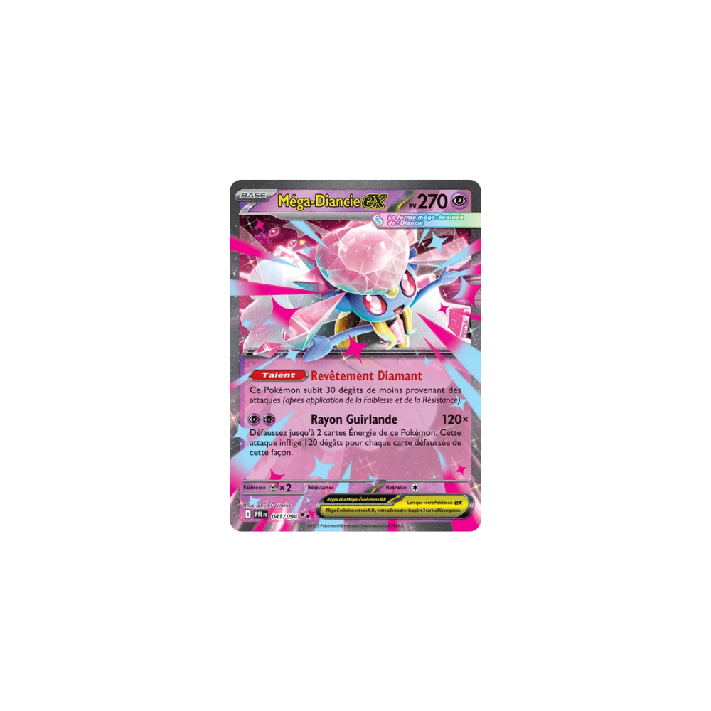 Méga-Diancie ex 041/094 – Méga-Évolution Flammes Fantasmagoriques