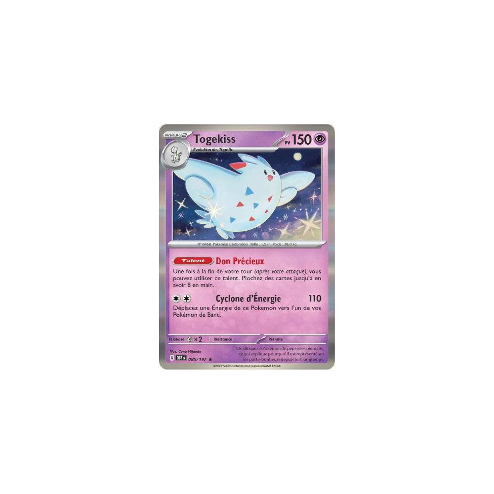 Togekiss 085/197 (holo) – EV Flammes Obsidiennes