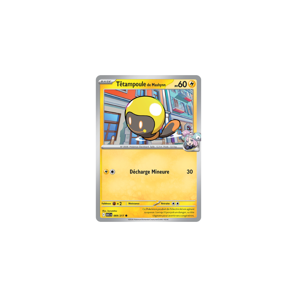 Têtampoule de Mashynn 069/217 (Reverse Énergie) – Méga-Évolution Héros Transcendants