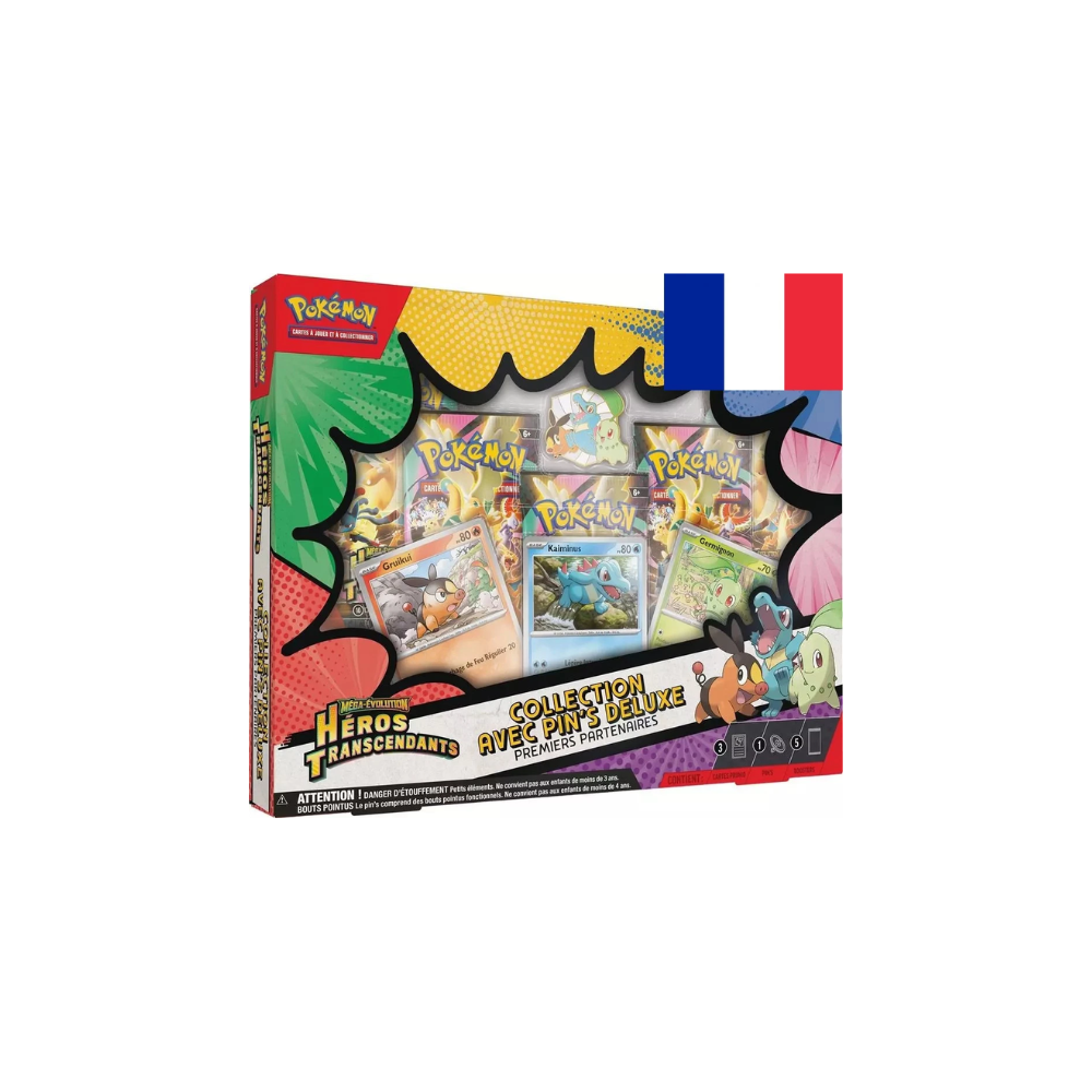 Coffret avec Pin's Deluxe ME02.5 Héros Transcendants - Fr
