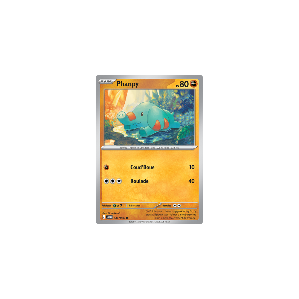 Phanpy 044/086 – Méga-Évolution Chaos Ascendant