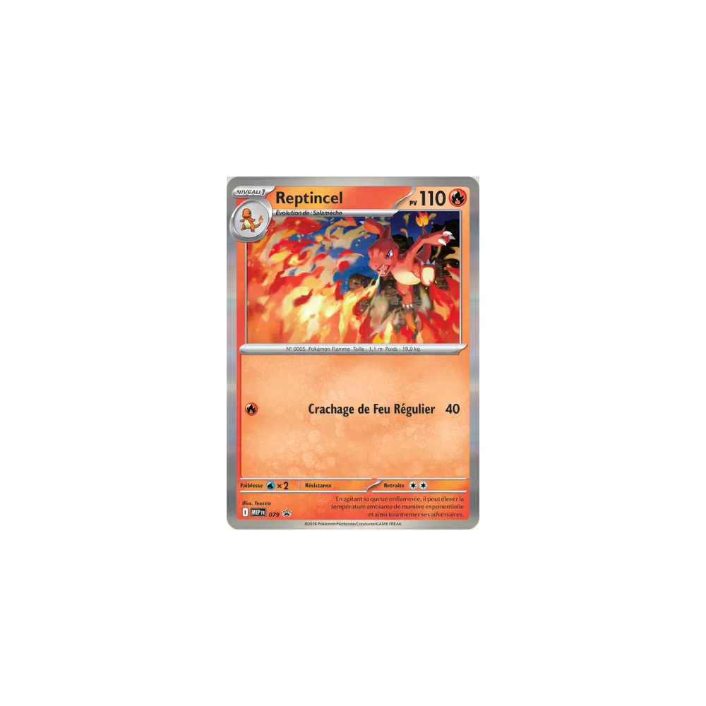 MEP Black Star Promos reptincel 079 Reverse Holo Comos Mega-Evolution