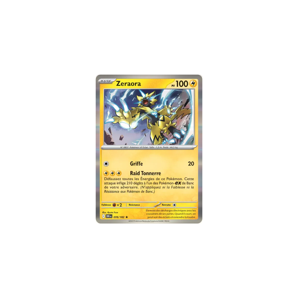 Zeraora 078/182 (Holo) – EV Rivalités Destinées