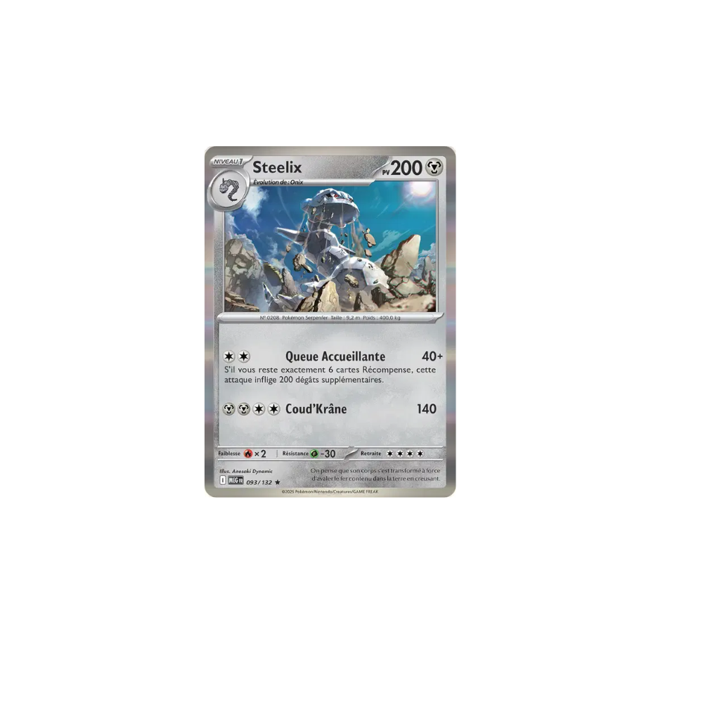 Steelix 093/132 (Holo) – Méga-Évolution