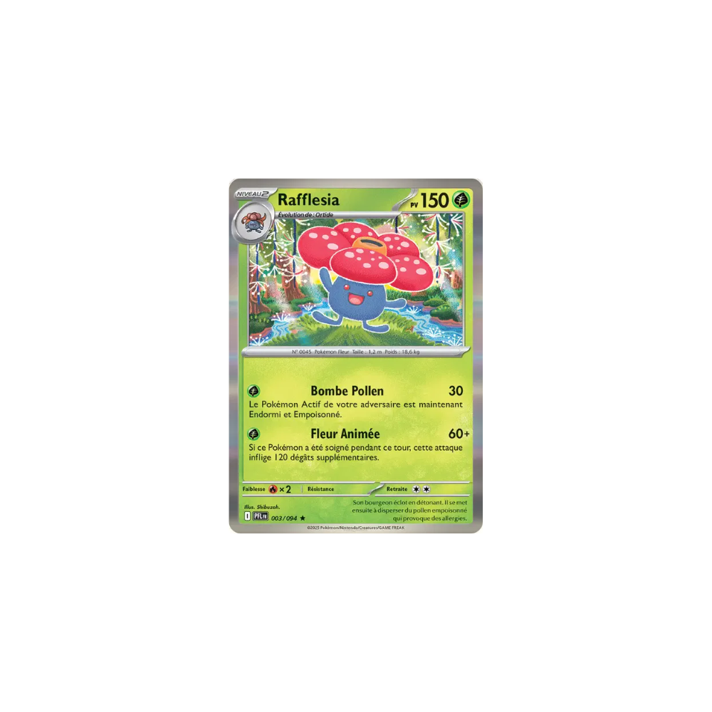 Rafflesia 003/094 (Reverse) – Méga-Évolution Flammes Fantasmagoriques