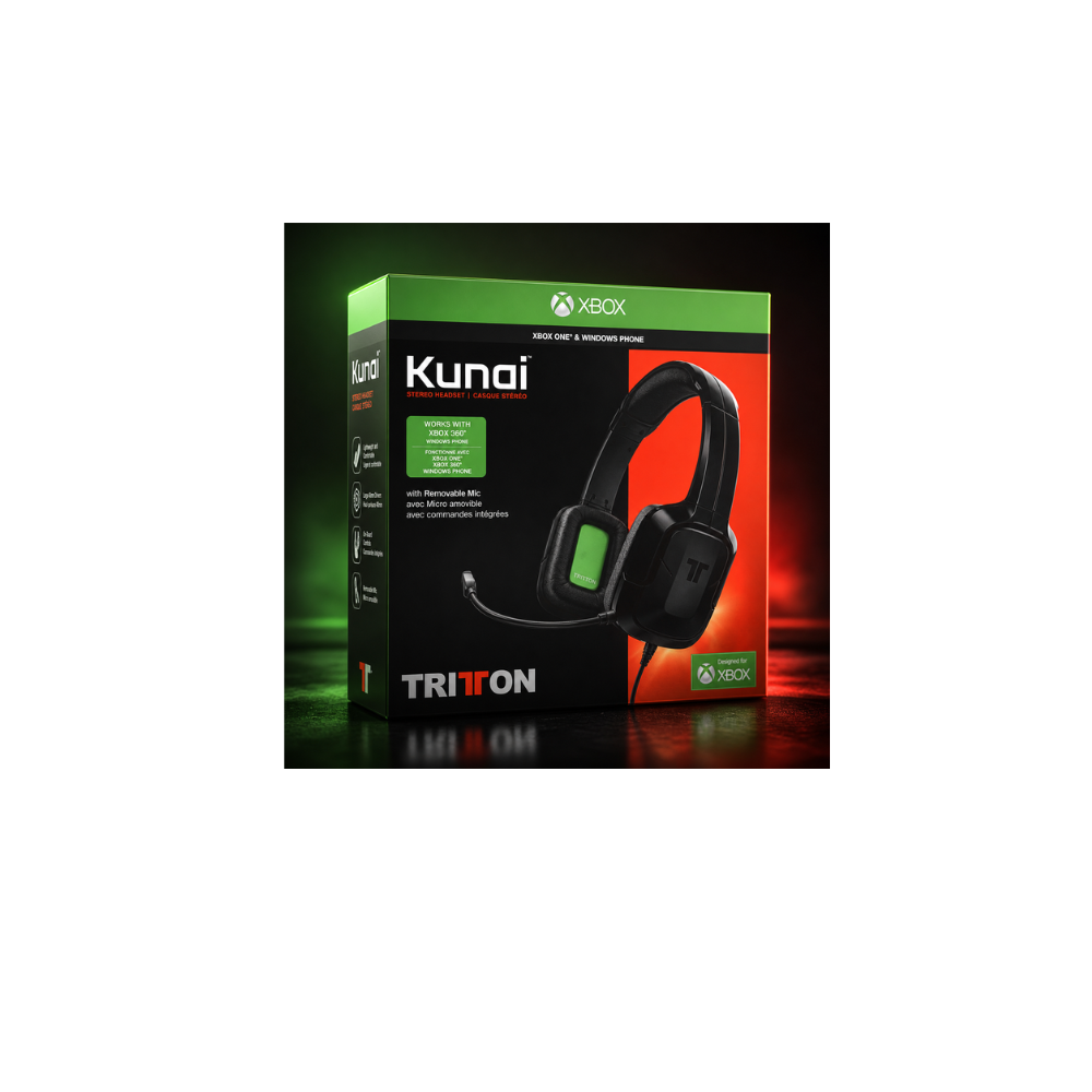 Casque Gaming Tritton Kunai – Xbox 360 / Xbox One | Micro Amovible | Neuf