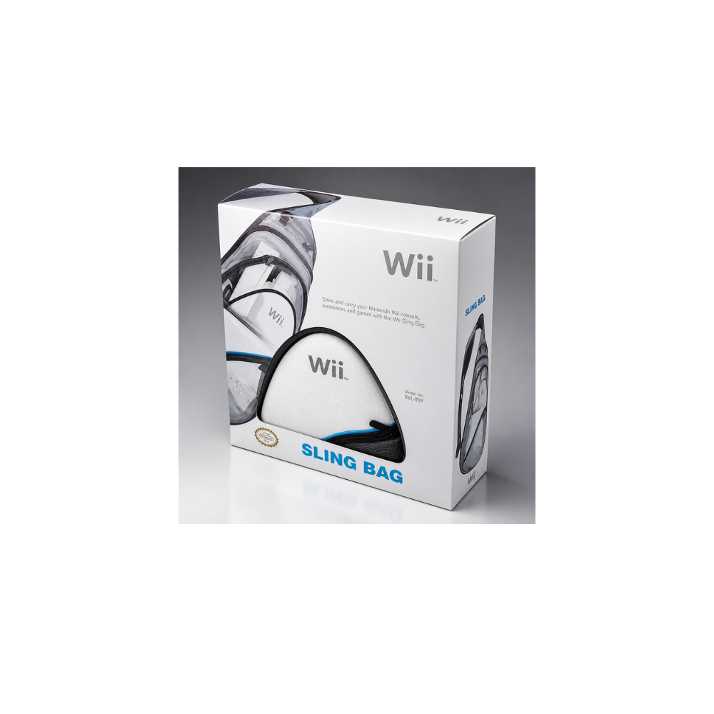 Sac de Transport Wii Officiel – Sling Bag Nintendo | Housse Console + Accessoires | Neuf