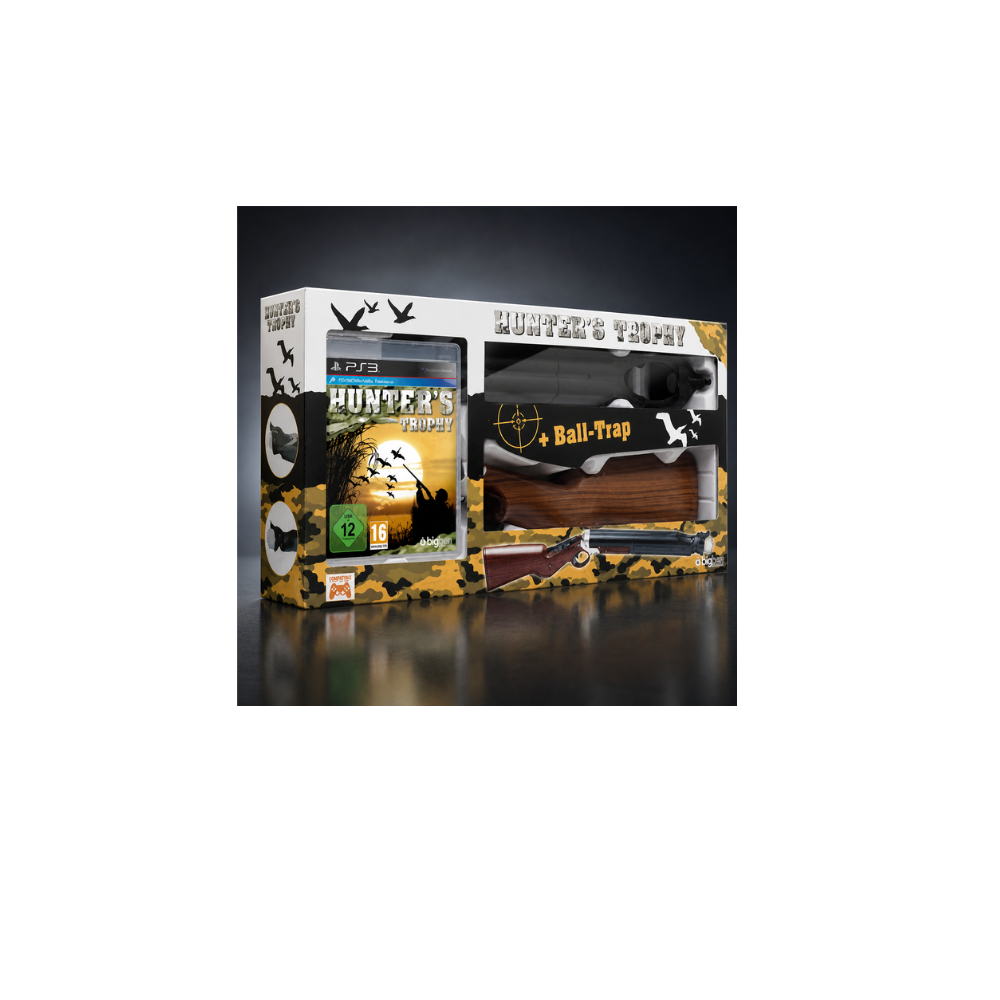 Hunter’s Trophy + Ball Trap – Pack PS3 | Jeu + Fusil Accessoire | Neuf