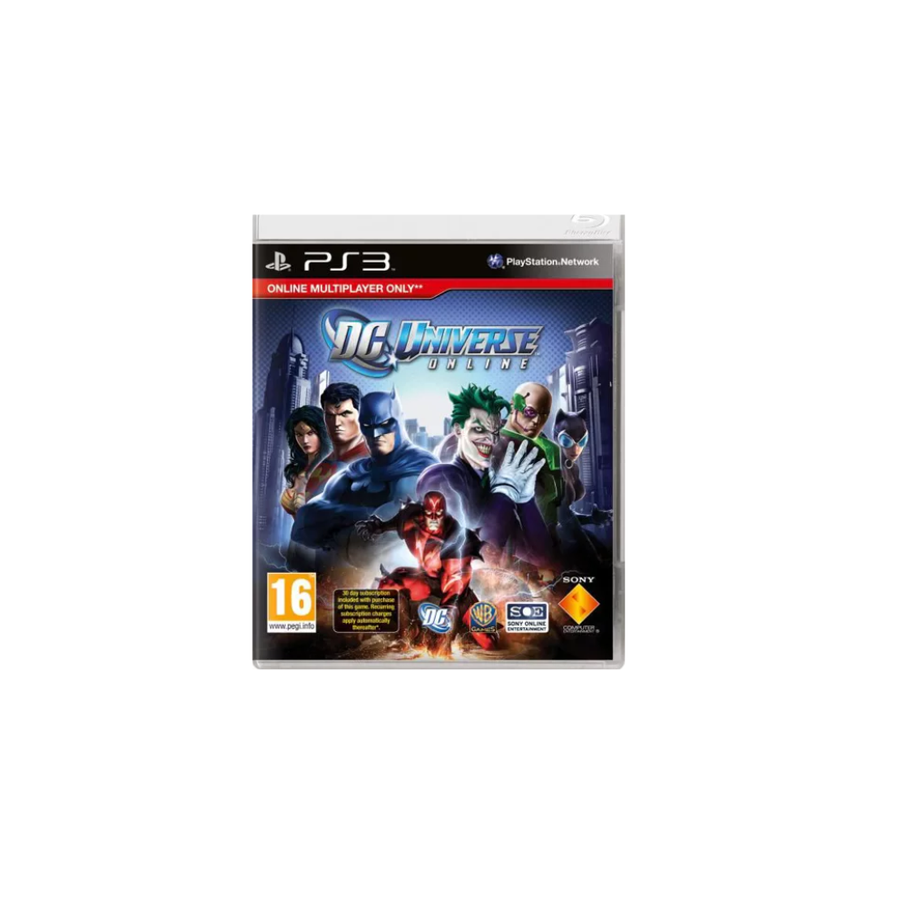 DC Universe Online – PS3 | Jeu Multijoueur Super-Héros | Complet