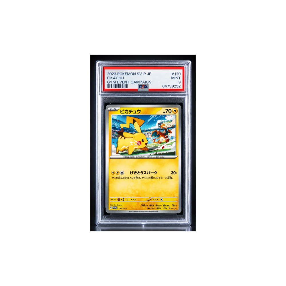 Pikachu Promo 120/SV-P grade 9