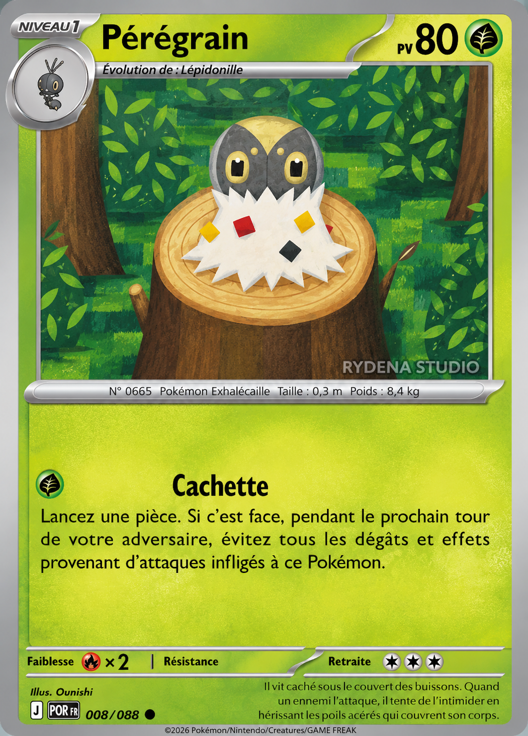 Pérégrain 008/088 – Méga-Évolution Équilibre Parfait