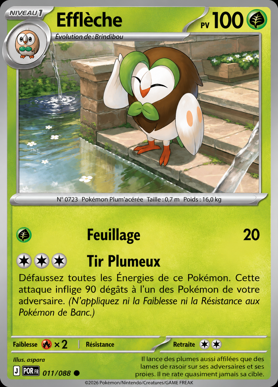 Efflèche 011/088 – Méga-Évolution Équilibre Parfait