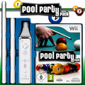 Pool Party Pack – Nintendo Wii | Jeu + Accessoires Billard (Queue + Wiimote)