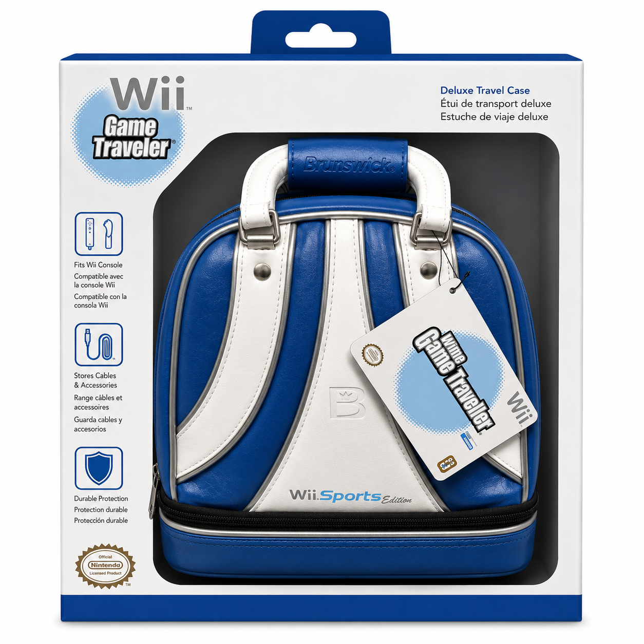 Sac de transport Wii – Game Traveller Deluxe | Édition Wii Sports – Brunswick