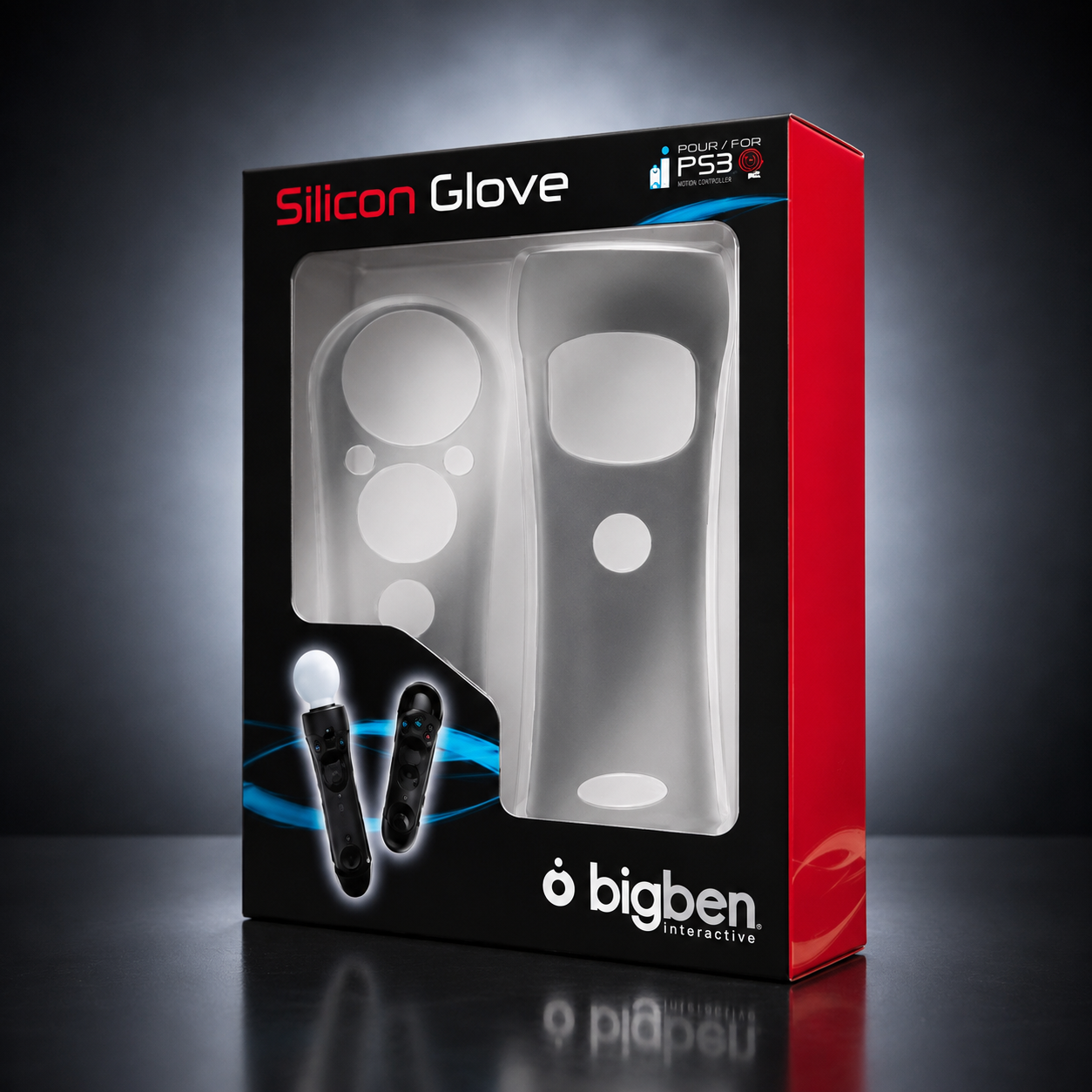 Silicon Glove PS3 – Protection Manette Motion Bigben | Étui Silicone | Neuf