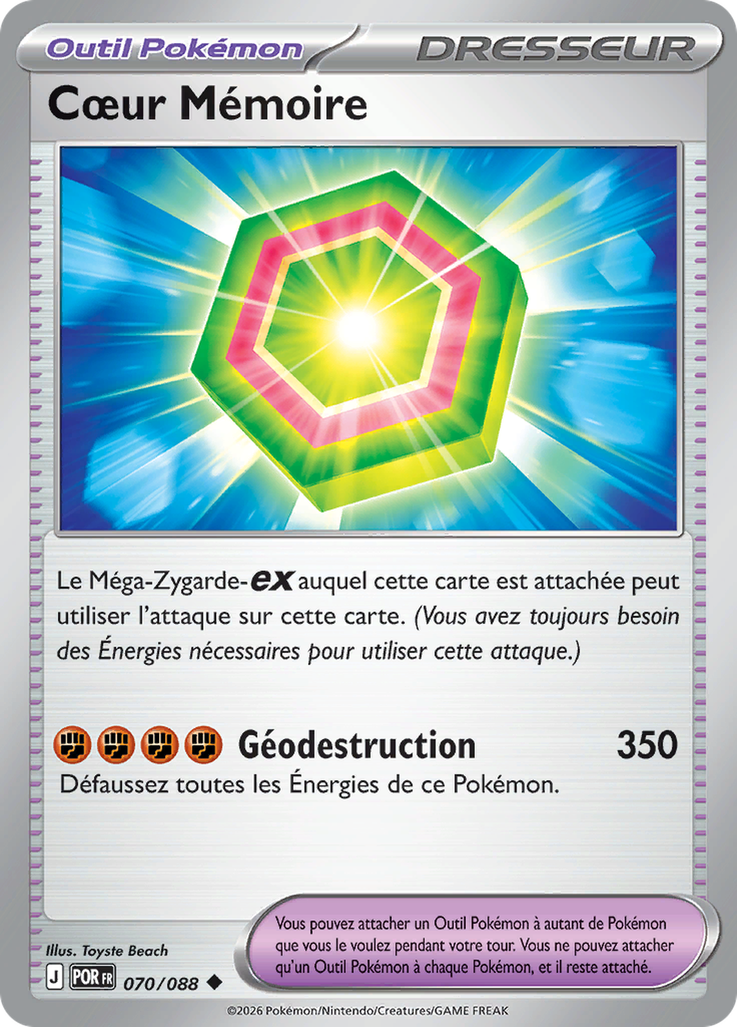 Cœur Mémoire 070/088 – Méga-Évolution Équilibre Parfait