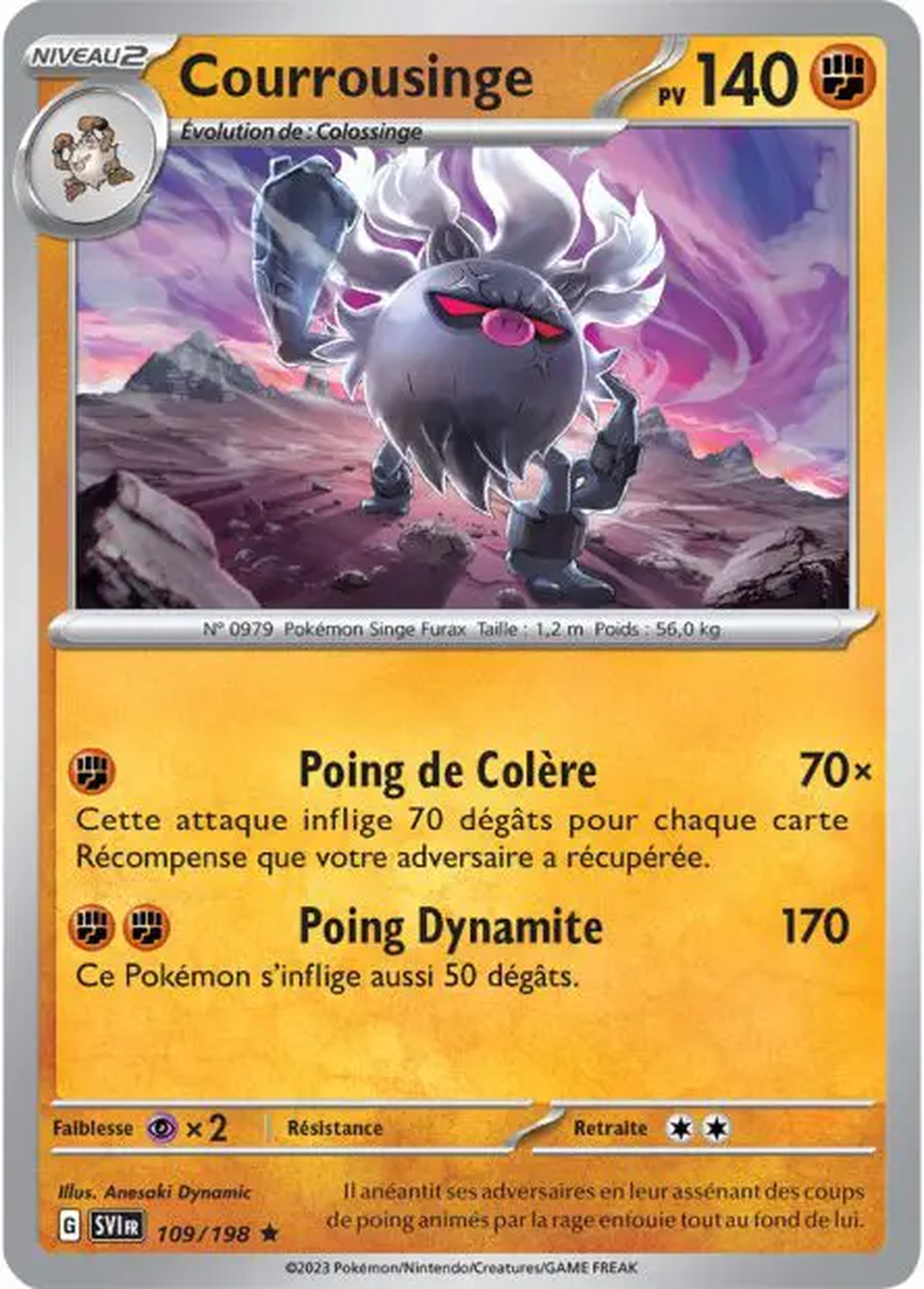 Courrousinge 109/198 – Écarlate et Violet