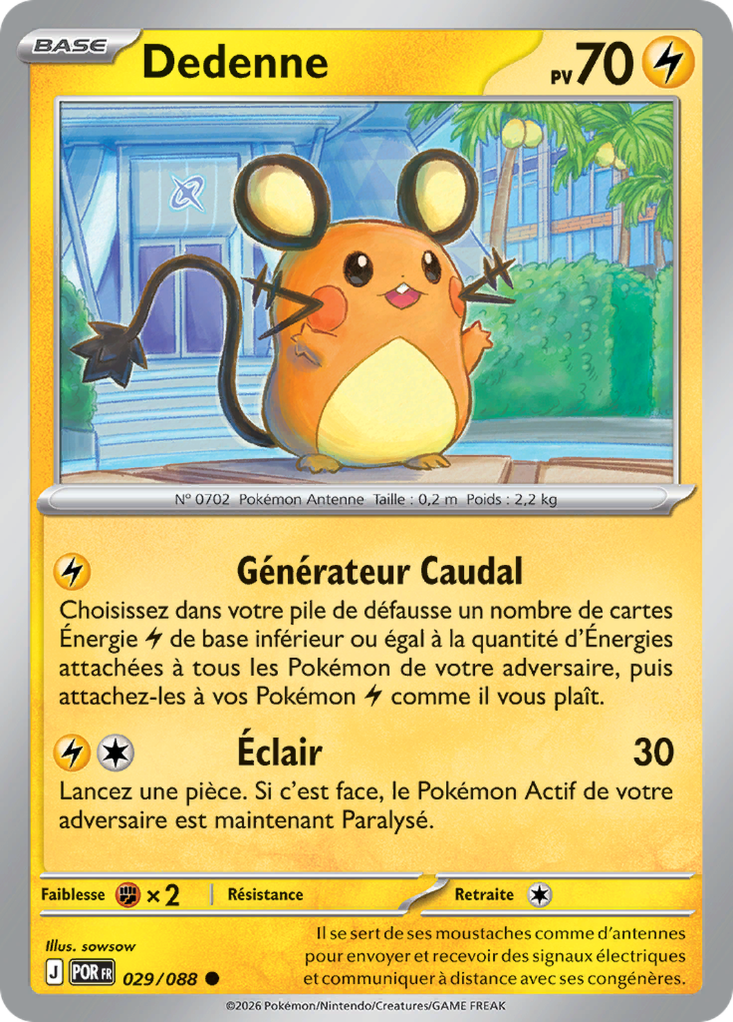 Dedenne 029/088 – Méga-Évolution Équilibre Parfait