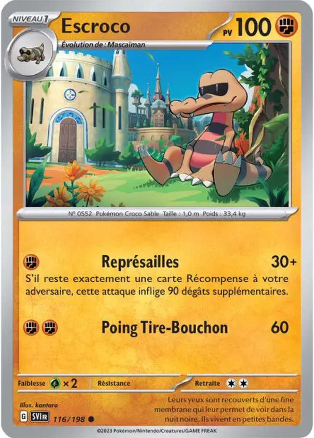 Escroco 116/198 – Écarlate et Violet