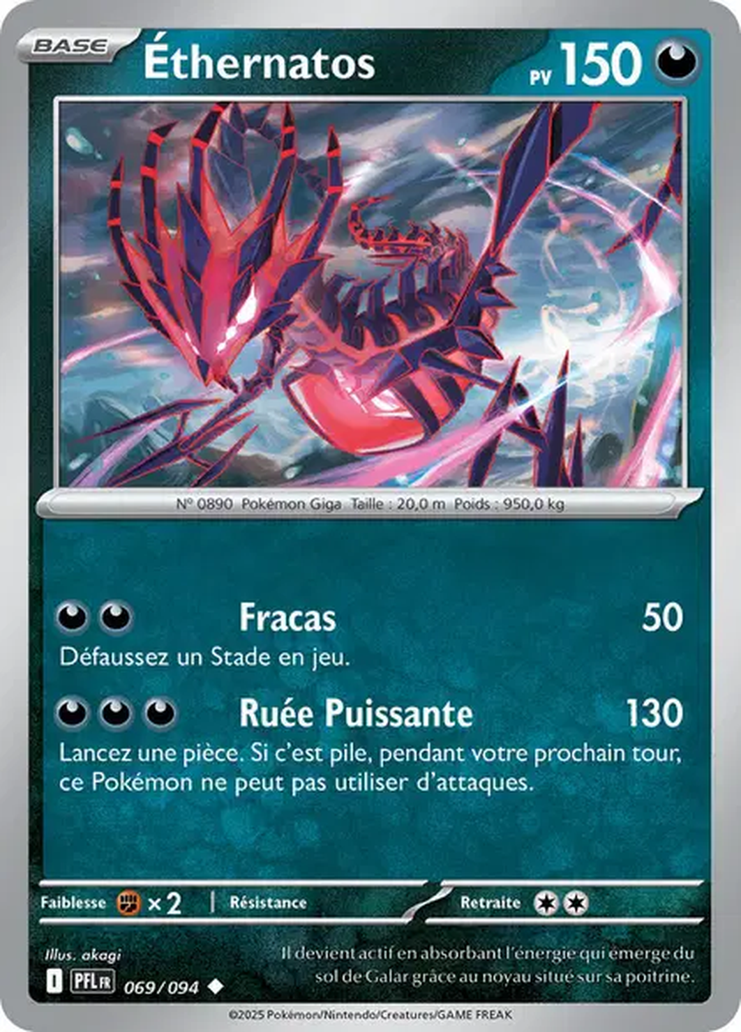 Éthernatos 069/094 – Méga-Évolution Flammes Fantasmagoriques