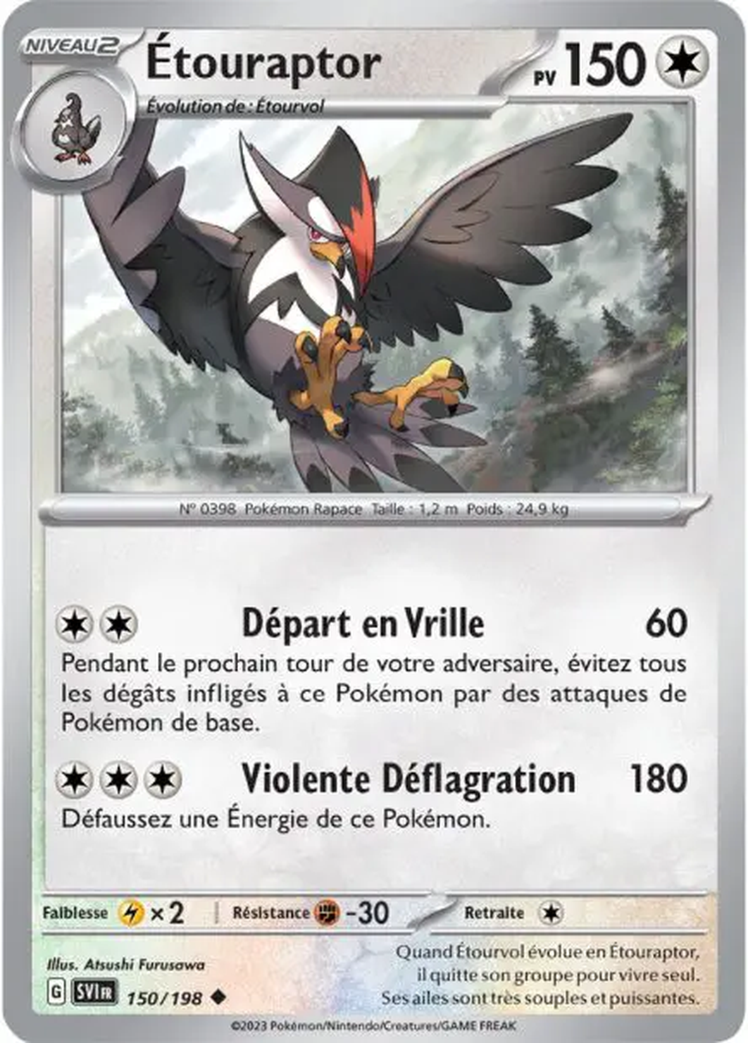 Etouraptor 150/198 – Écarlate et Violet