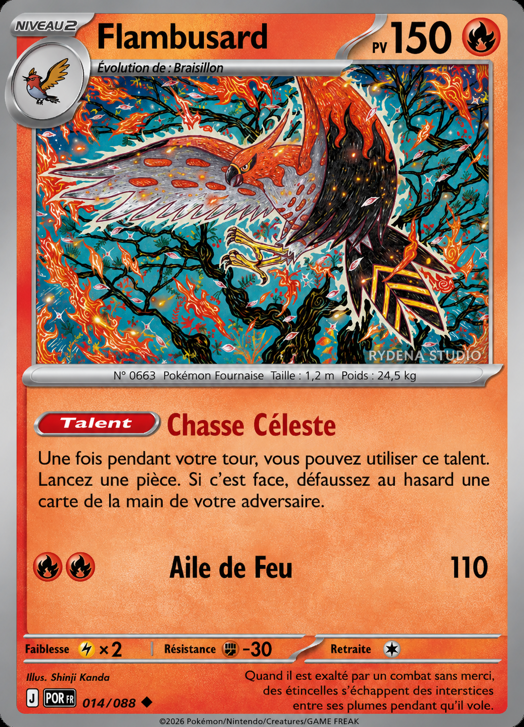 Flambusard 014/088 – Méga-Évolution Équilibre Parfait