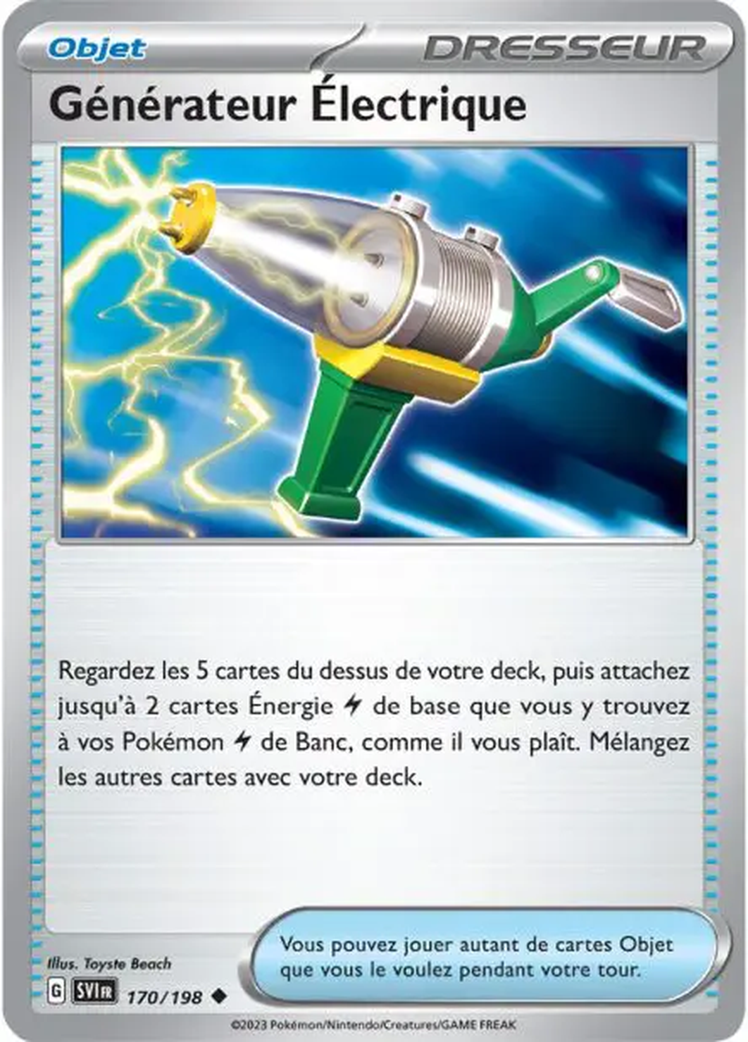 Générateur Électrique 170/198 – Écarlate et Violet