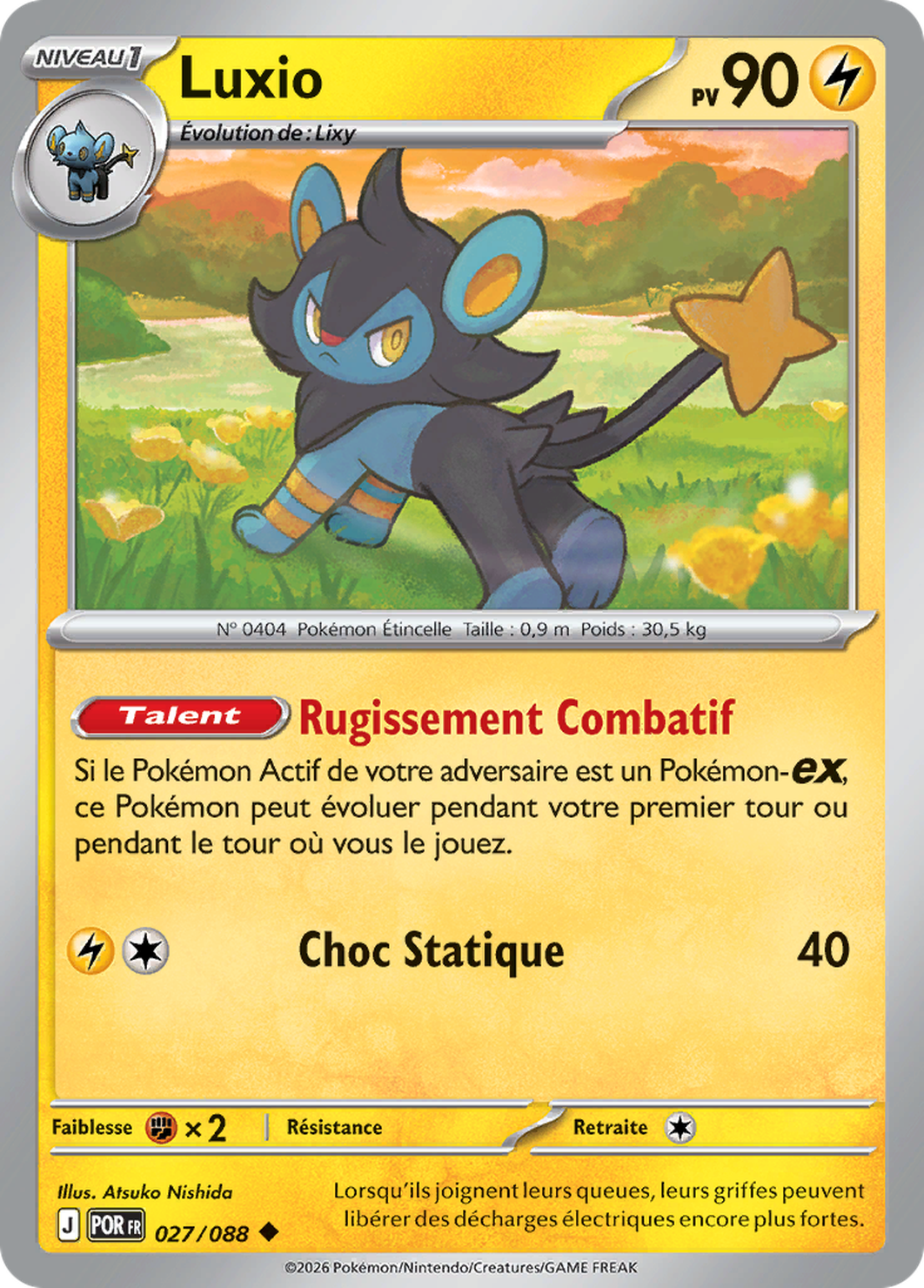 Luxio 027/088 – Méga-Évolution Équilibre Parfait