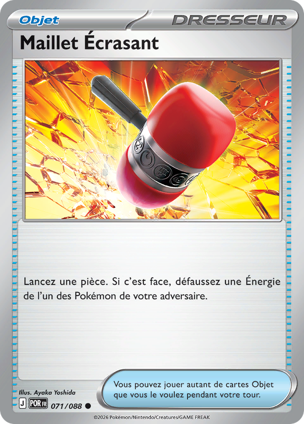 Maillet Écrasant 071/088 – Méga-Évolution Équilibre Parfait