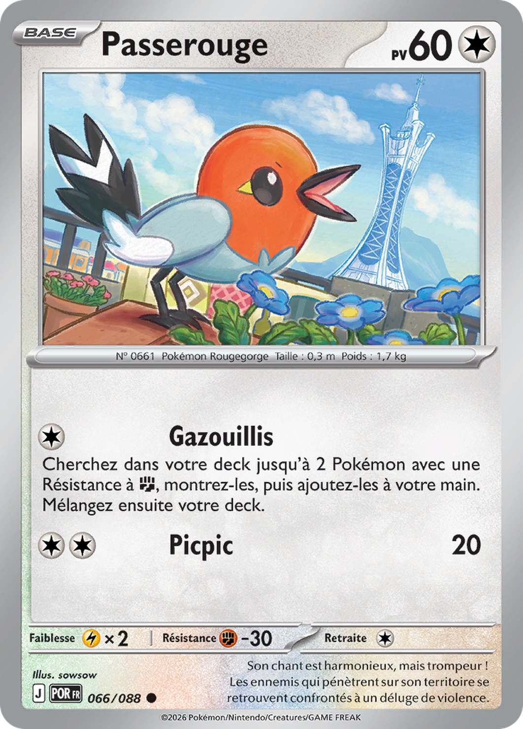 Passerouge 066/088 – Méga-Évolution Équilibre Parfait