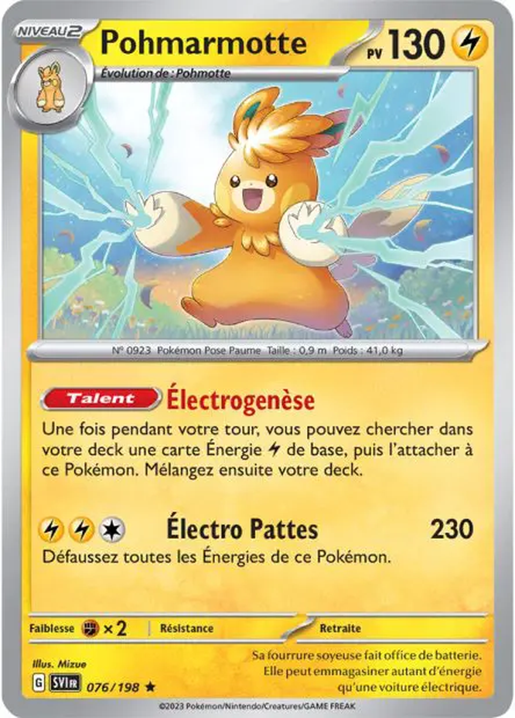 Pohmarmotte 076/198 – Écarlate et Violet