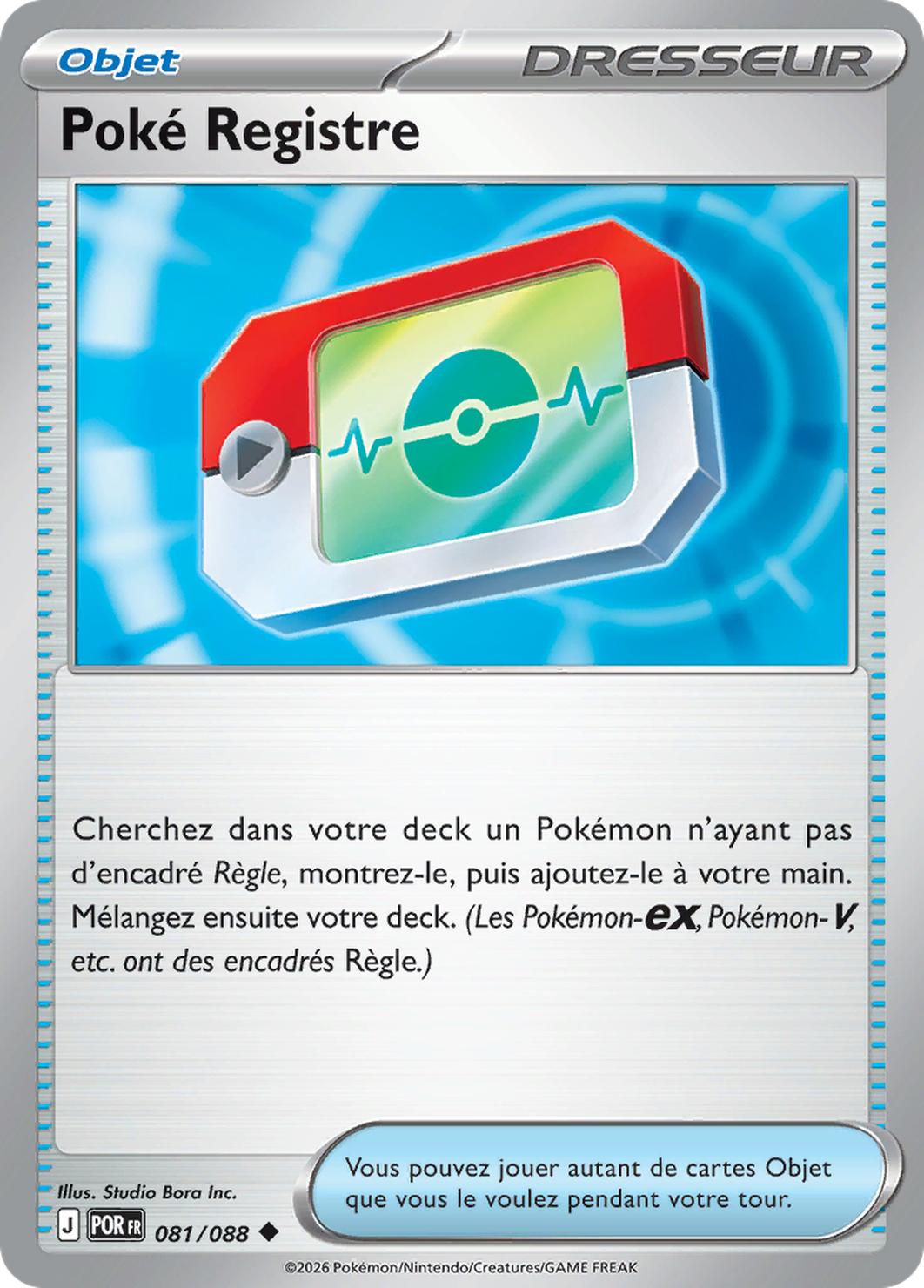 Poké Registre 081/088 – Méga-Évolution Équilibre Parfait