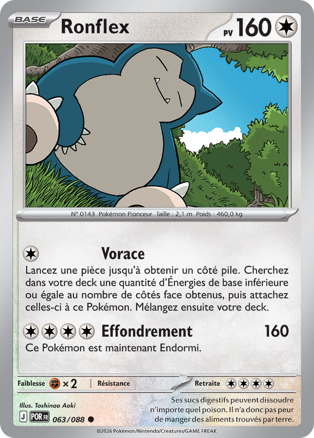 Ronflex 063/088 – Méga-Évolution Équilibre Parfait