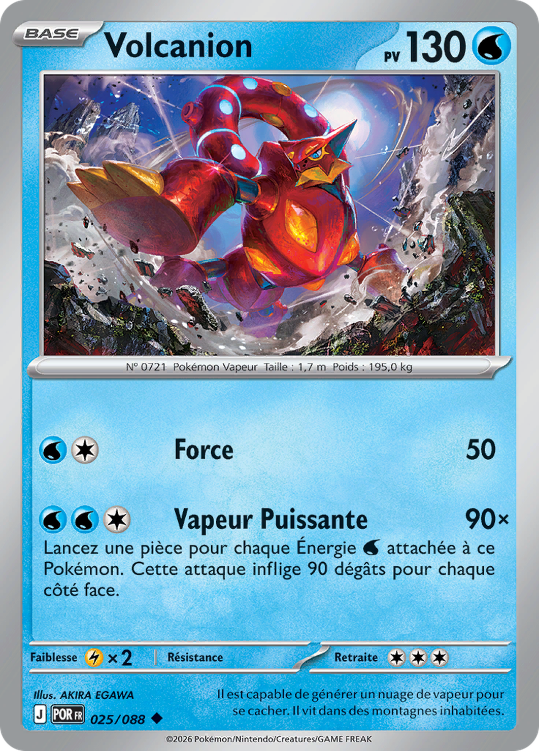 Volcanion 025/088 – Méga-Évolution Équilibre Parfait