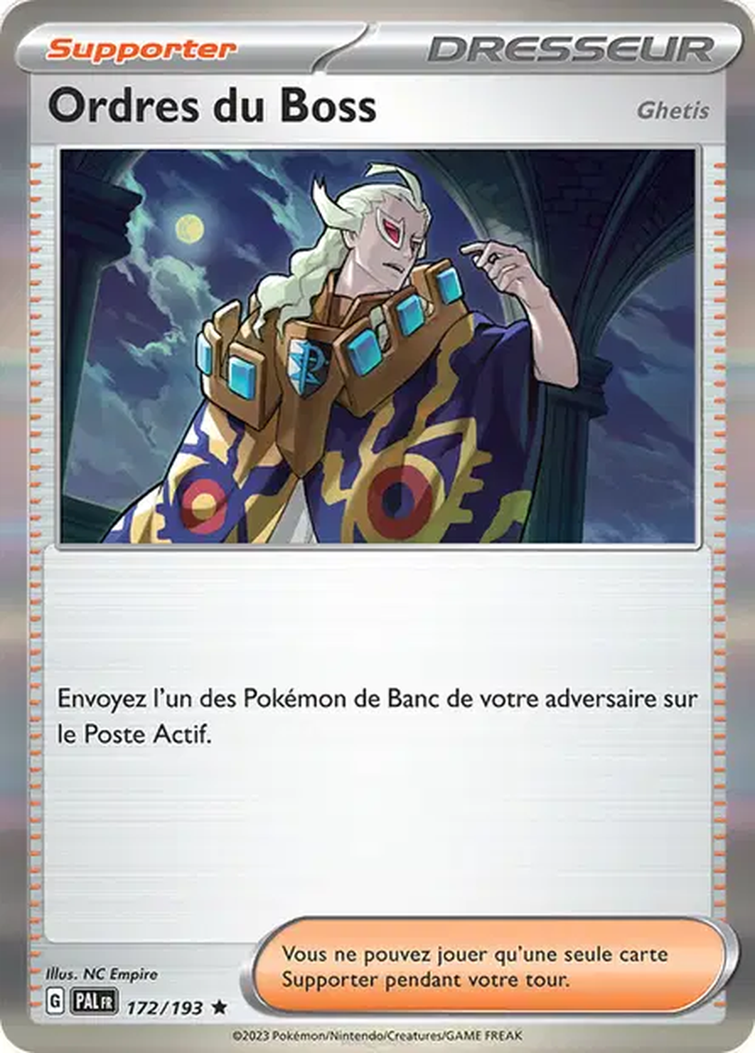 Ordres du Boss (Ghetis) 172/193 – EV Évolutions à Paldea