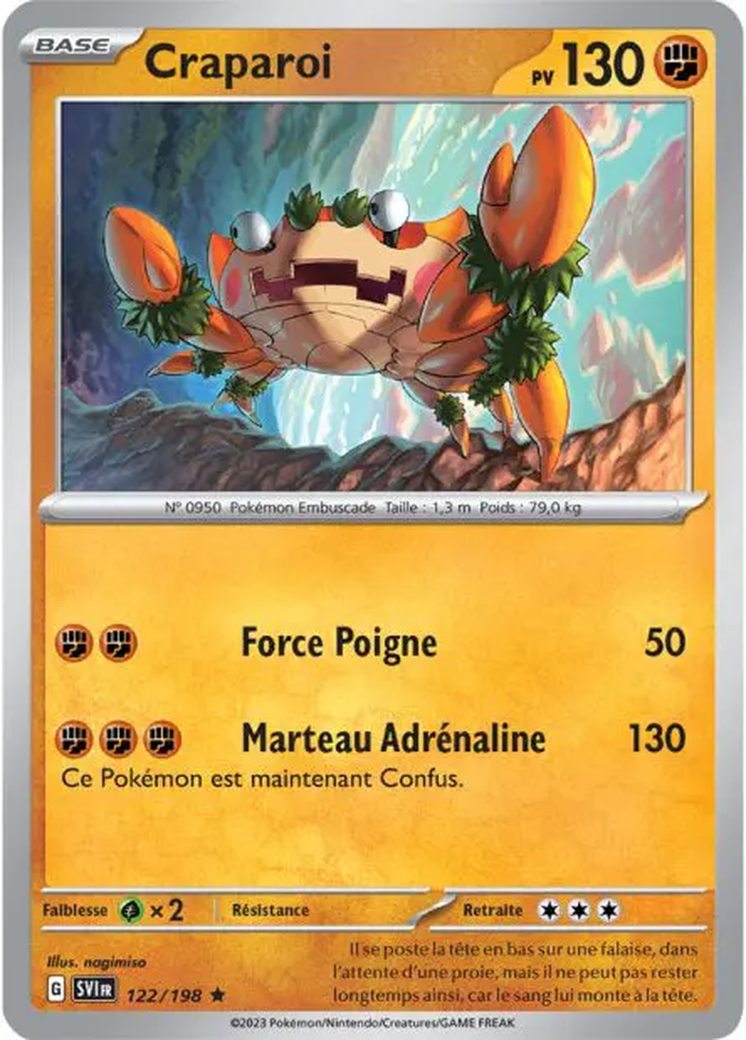 Craparoi 122/198 – Écarlate et Violet