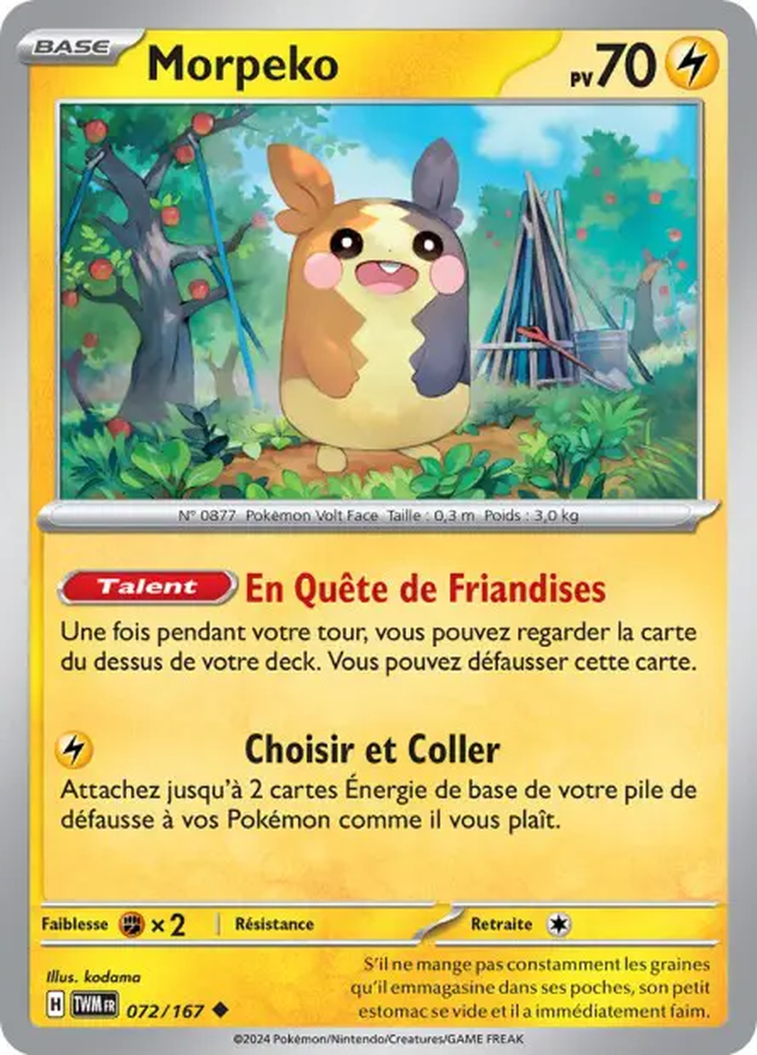 Morpeko 072/167 – EV Mascarade Crépusculaire
