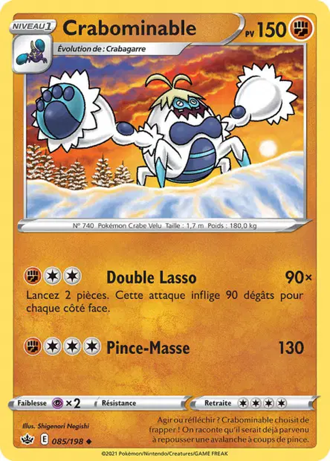 Crabominable 085/198 – EB Règne de Glace
