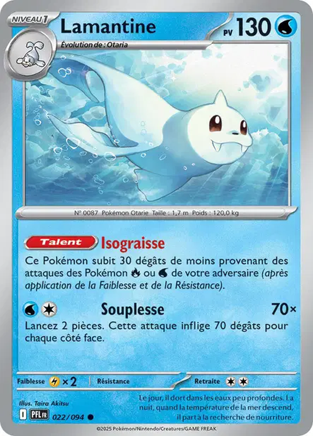 Lamantine 022/094 – Méga-Évolution Flammes Fantasmagoriques