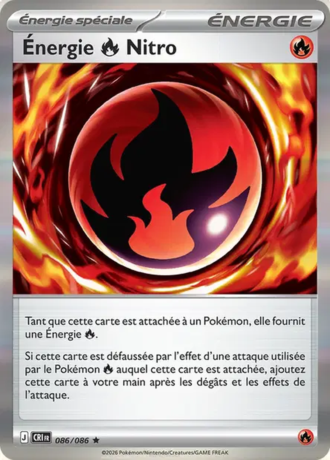 Énergie Feu Nitro 086/086 - chaos ascendant
