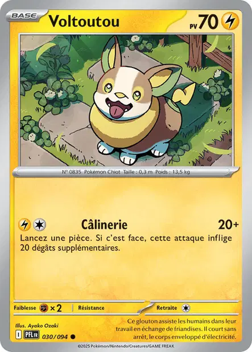 Voltoutou 030/094 – Méga-Évolution Flammes Fantasmagoriques