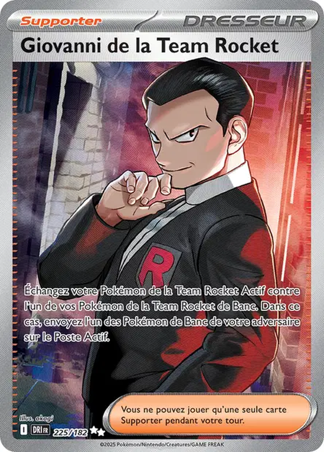 Giovanni de la Team Rocket 225/182 – EV Rivalités Destinées