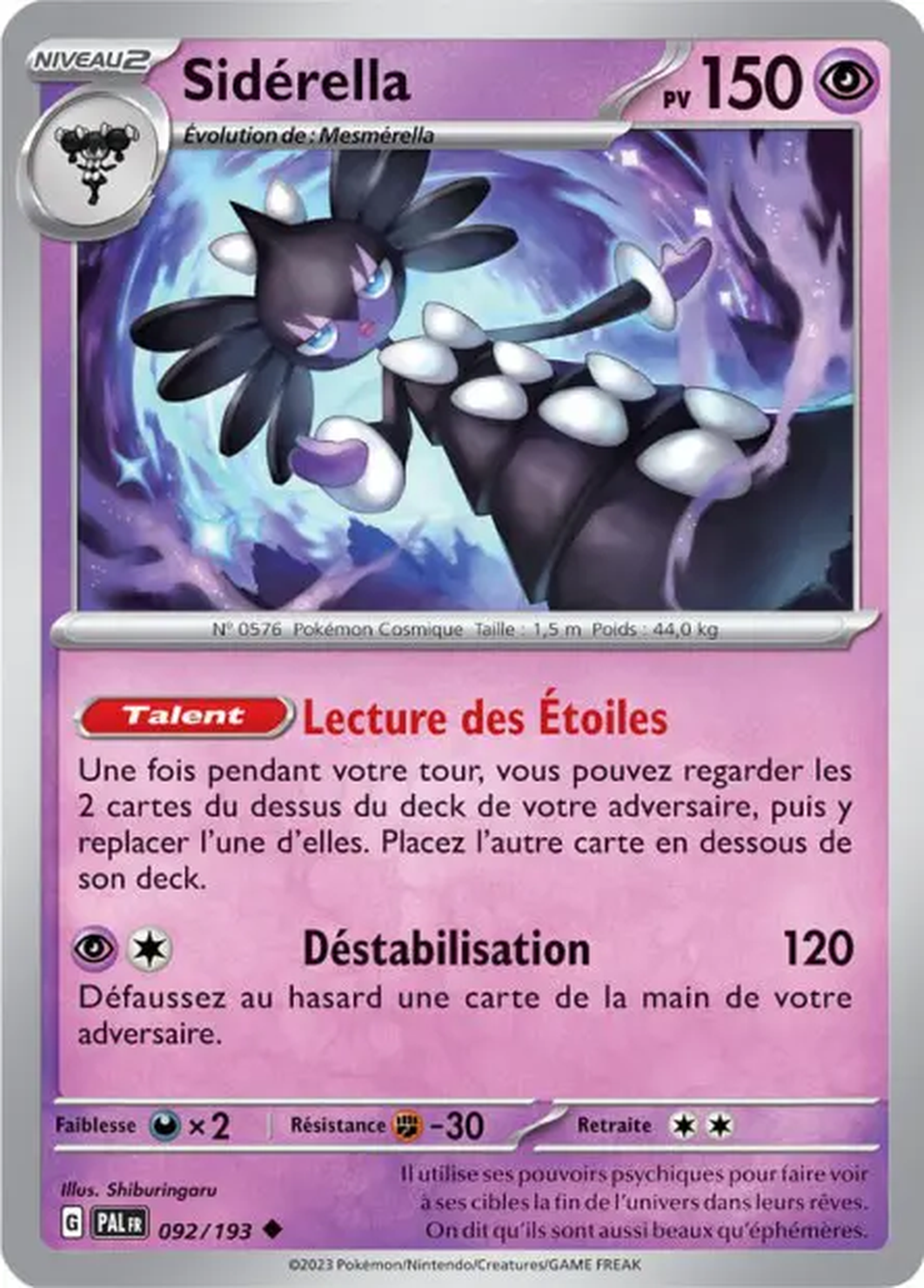 Sidérella 092/193 – EV Évolutions à Paldea