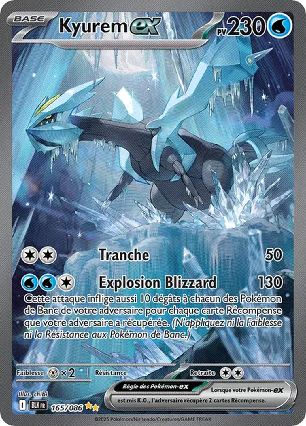 Kyurem ex 165/086 - Foudre noire