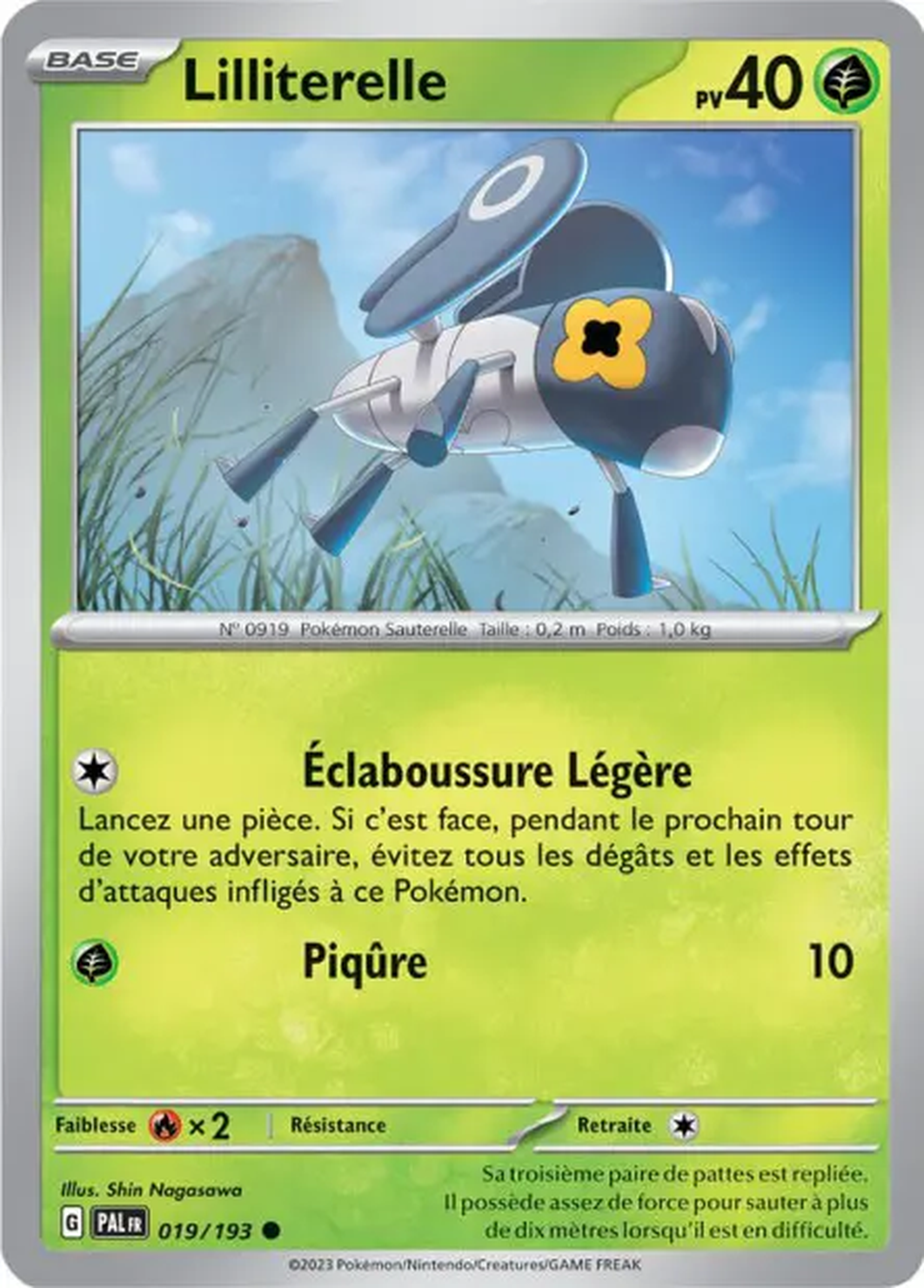 Lilliterelle 019/193 – EV Évolutions à Paldea