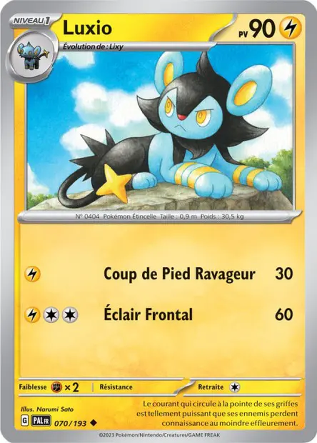 Luxio 070/193 – EV Évolutions à Paldea