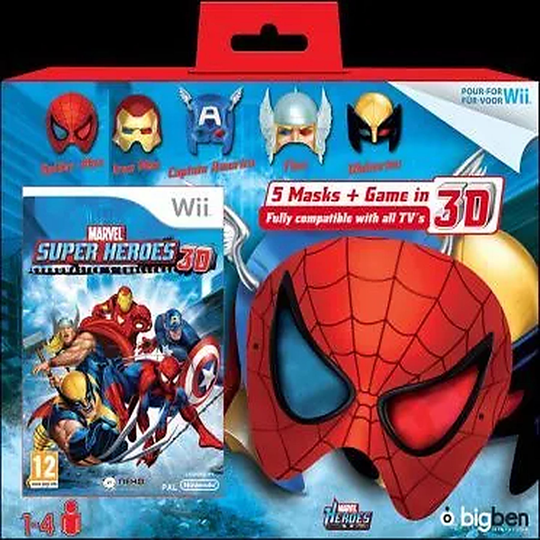 Marvel Super Heroes 3d Grandmaster's Challenge Wii