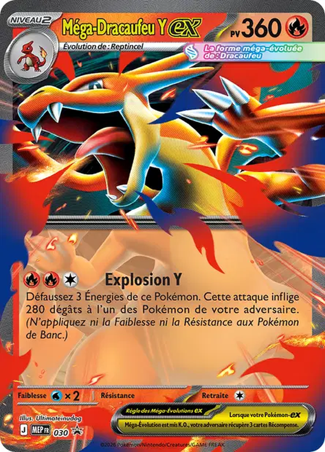 Mega Dracaufeu Y ex - MEP 030
